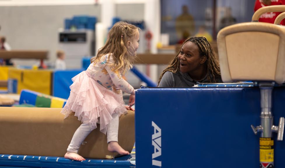 North Boulder Recreation Center youth gymnastics program in Boulder Colorado